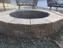 stone firepit close crop