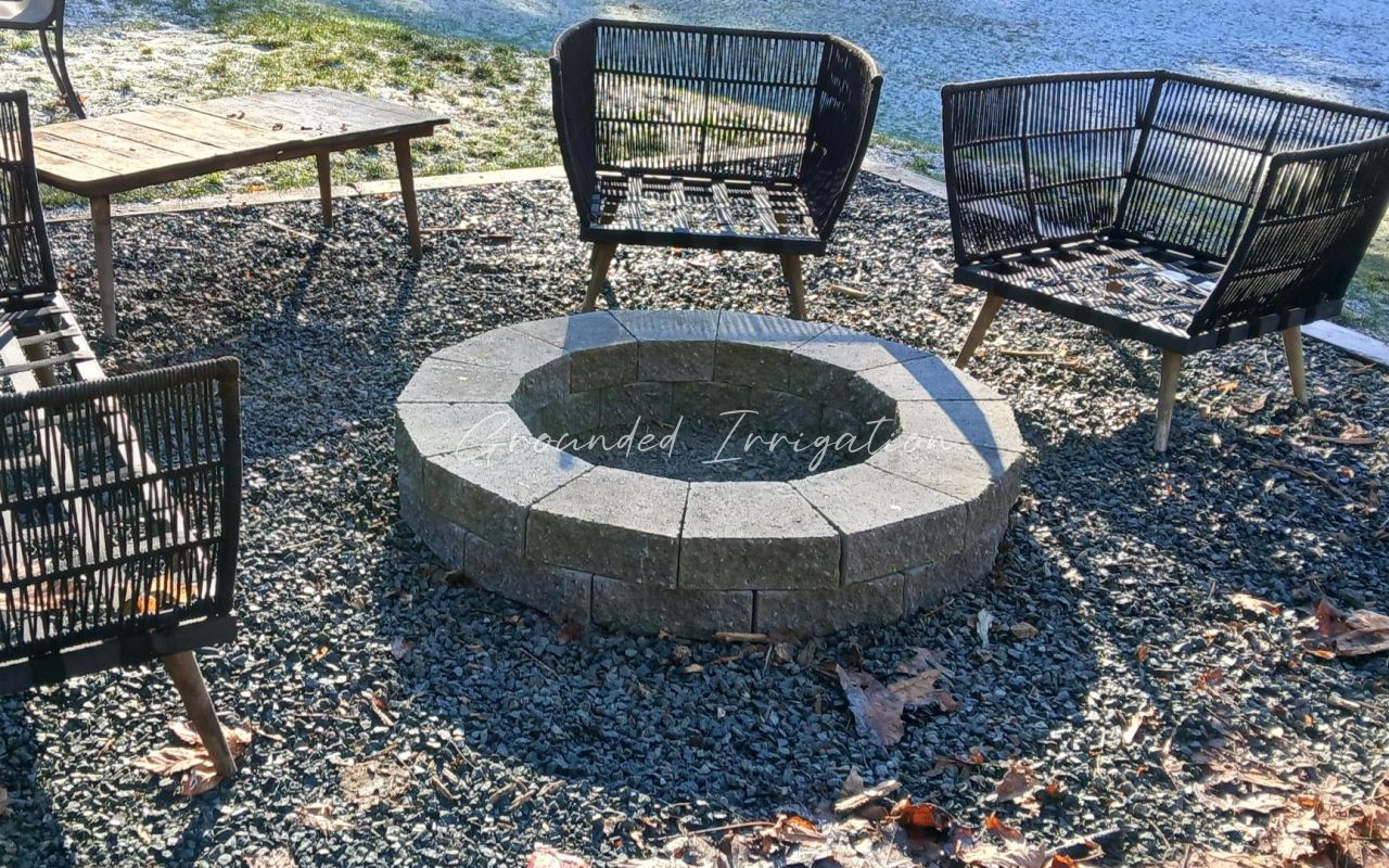 stone firepit far crop